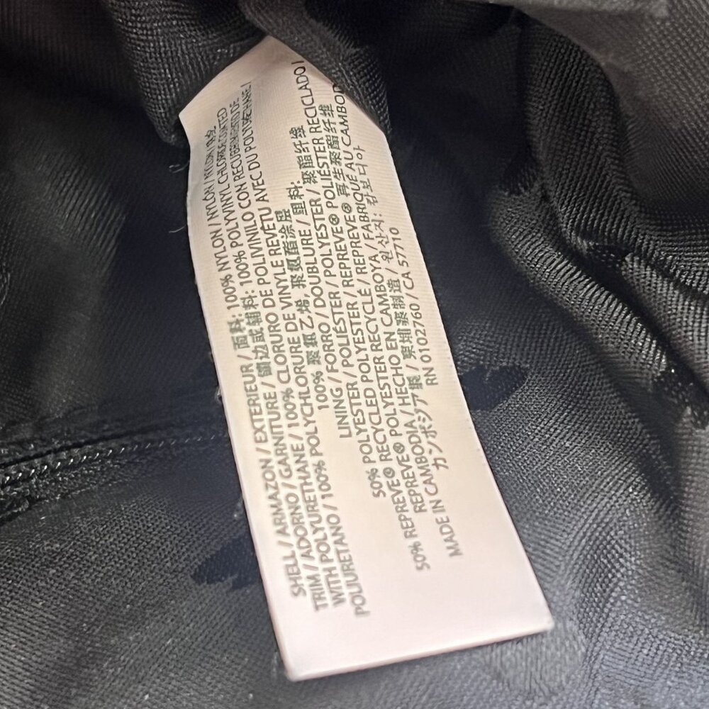 Kate Spade New York Dawn  Flat Nylon and Leather Pink and Black Crossbody Bag - Picture 8 of 15